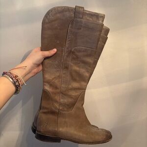 Frye Paige Tall Leather Riding Boots Womens Size 7